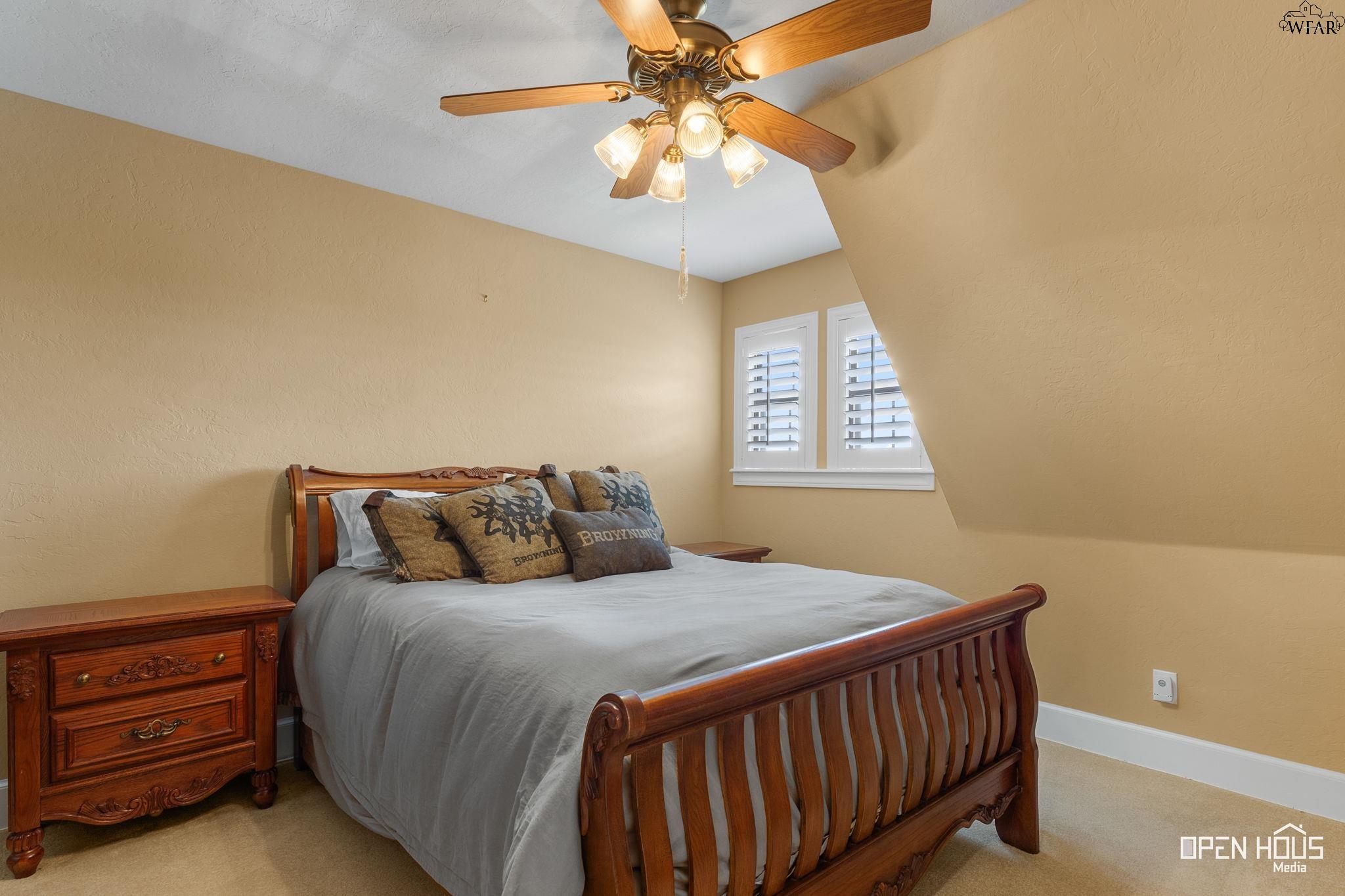 Upper-level bedroom